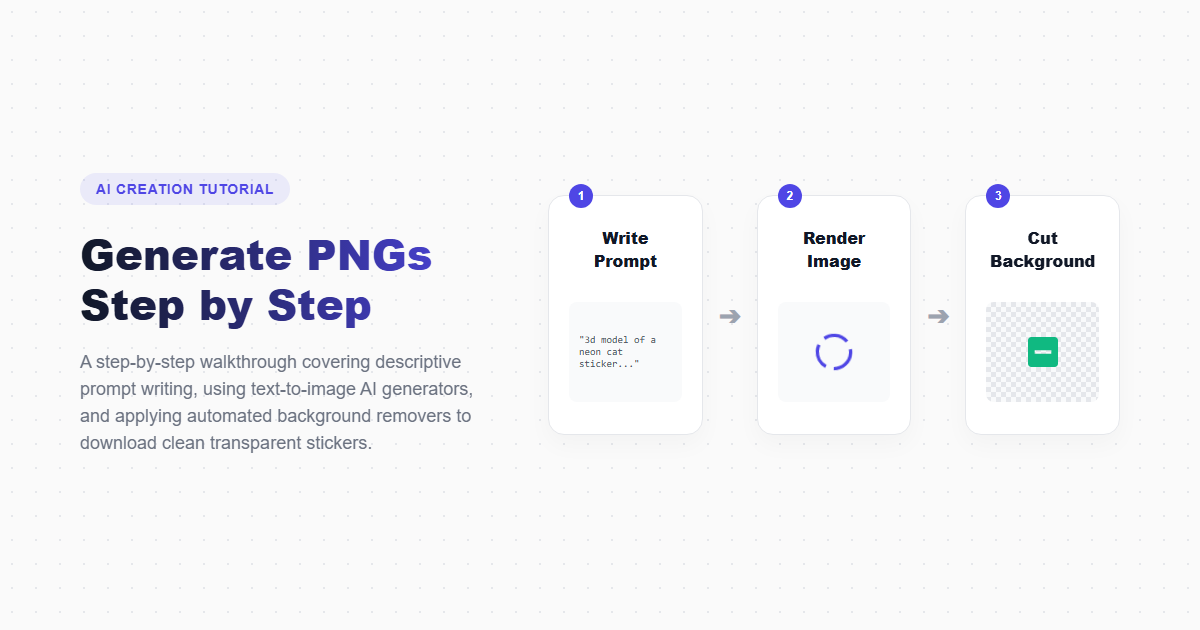 How to Create AI-Generated PNG Images Step by Step
