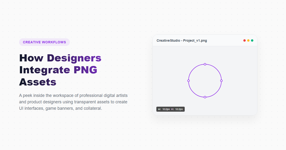 How Designers Use PNG Assets in Modern Creative Projects