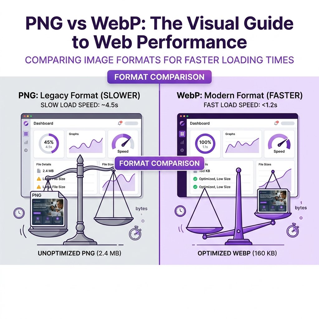 PNG vs WebP: Which Image Format Is Better for Websites?