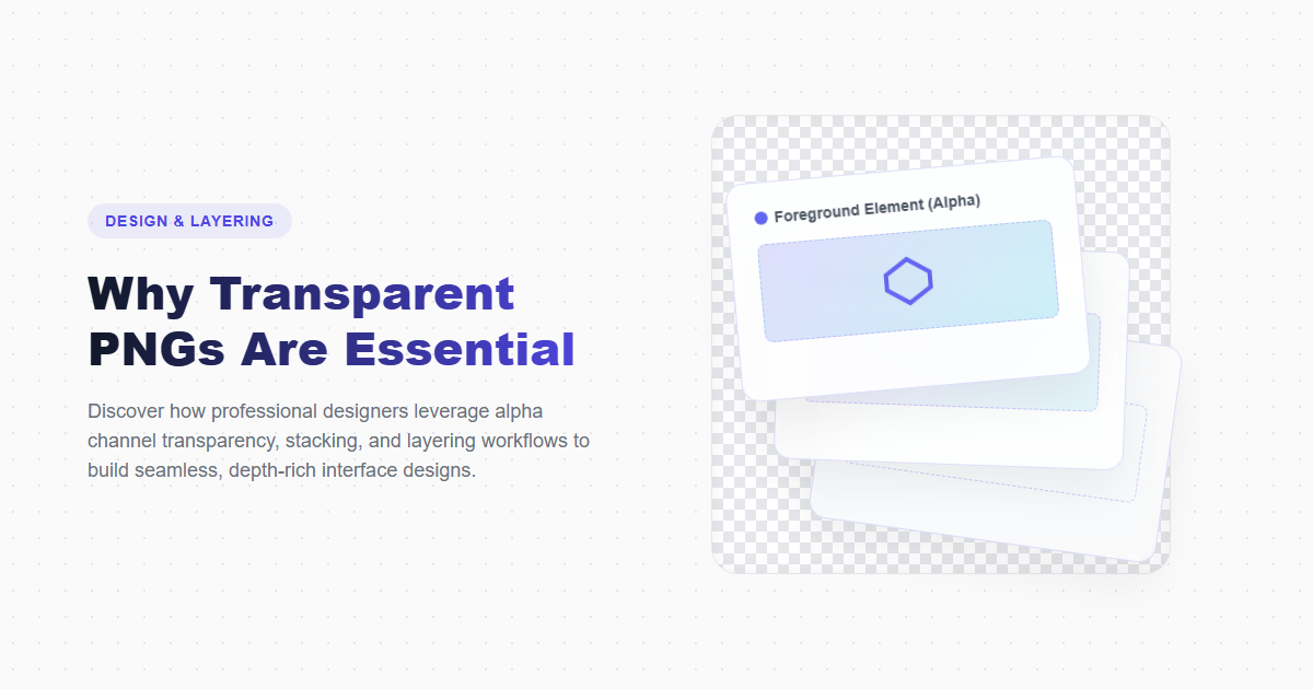Why Transparent PNG Images Are Important for Designers
